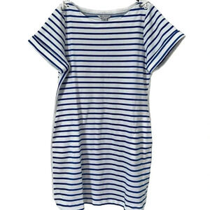 Tommy Bahama Blue and White Striped Mini Dress